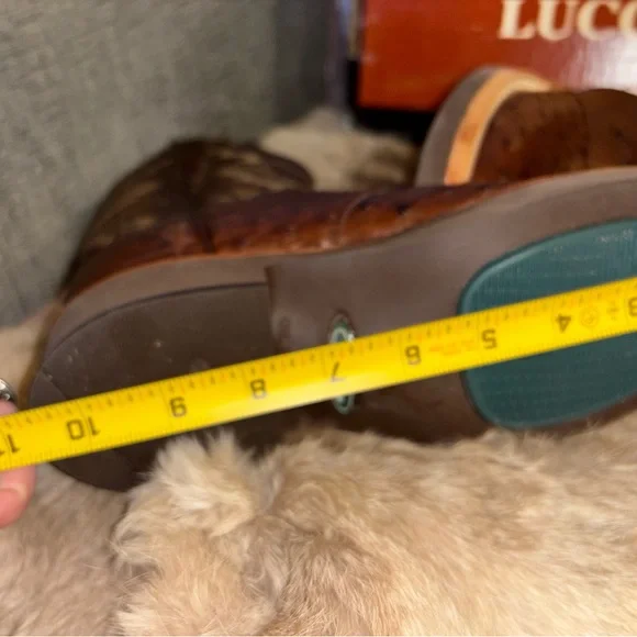 Brand New One of a Kind Custom Womens Lucchese Boots, 7B - Picture 15 of 16